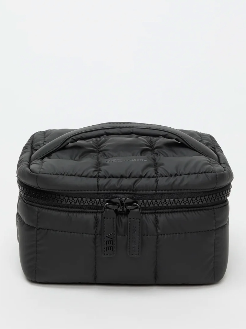 New Vee Collective Porter Vanity Case Bag Black